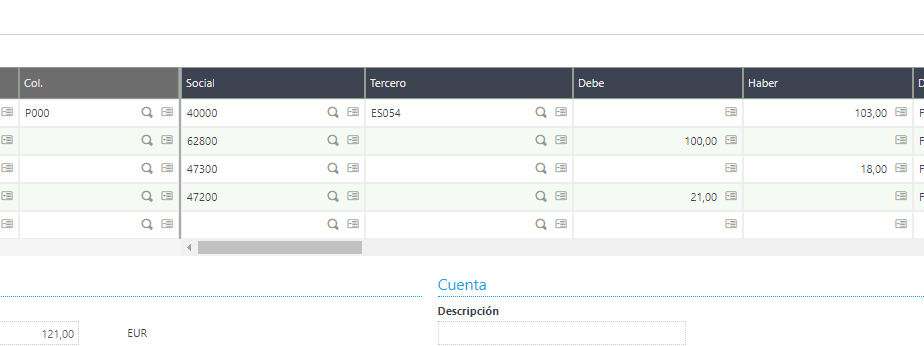 accounting entry